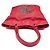 Chanel Borsa Tote CC Cabaret con frange e catena Rosso - vista 6