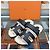 Hermès Sandali Cipre in shearling nero Multicolore - vista 2