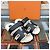 Hermès Sandali Cipre in shearling nero Multicolore - vista 3