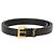 Saint Laurent Monogramm Logo Gürtel Schwarz