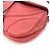 Dior Borsa a tracolla saddle in pelle rosa - vista 10