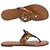 Tory Burch Infradito Miller Patent da donna Marrone - vista 3