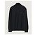 Ralph Lauren Strickpullover mit halbem Reißverschluss und Pony-Logo Schwarz - Ansicht 5