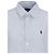 Ralph Lauren Camicia in cotone e lino a righe Classic Fit Blu - vista 6