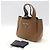 Prada Mini borsa tote in Vitello Daino marrone - vista 2