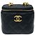 Chanel Vanity Square Caviar Heartball Black Nero