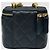 Chanel Vanity Square Caviar Heartball Black Nero - vista 8
