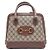 Gucci Borsa Horsebit con manico piccolo Marrone