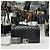 Chanel Boy Flap aus schwarzem Lammleder mit Chevron-Muster, Silberhardware - Ansicht 3