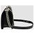Chanel Boy Flap aus schwarzem Lammleder mit Chevron-Muster, Silberhardware - Ansicht 4