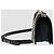 Chanel Boy Flap aus schwarzem Lammleder mit Chevron-Muster, Silberhardware - Ansicht 5