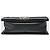 Chanel Boy Flap aus schwarzem Lammleder mit Chevron-Muster, Silberhardware - Ansicht 7