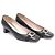 Salvatore Ferragamo Tacones de cuero Gancini patentado Negro - vista 10
