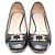 Salvatore Ferragamo Tacones de cuero Gancini patentado Negro - vista 2