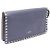 Valentino Clutch Rockstud con patta dorata Blu - vista 11