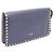 Valentino Clutch Rockstud con patta dorata Blu - vista 2