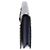 Valentino Clutch Rockstud con patta dorata Blu - vista 3