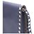 Valentino Clutch Rockstud con patta dorata Blu - vista 5