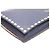 Valentino Clutch Rockstud con patta dorata Blu - vista 6