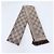 Gucci Strickschal mit GG-Logo-Jacquard Braun - Ansicht 2
