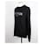 Balmain Sweatshirt mit metallischem Logo Schwarz - Ansicht 2