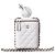Chanel Borsa a tracolla Vanity White Caviar con catena Bianco