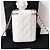 Chanel Borsa a tracolla Vanity White Caviar con catena Bianco - vista 3