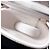 Chanel Borsa a tracolla Vanity White Caviar con catena Bianco - vista 7