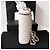 Chanel Borsa a tracolla Vanity White Caviar con catena Bianco - vista 9