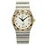 Omega Constellation Combi Medium Half Bar Argyle Pattern Dial Men's Watch Quartz White