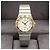 Omega Constellation Combi Medium Half Bar Argyle Pattern Dial Men's Watch Quartz White - view 24