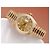 Rolex Orologio Datejust da donna in oro con quadrante in oro e dieci diamanti originali D'oro - vista 2
