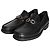 Salvatore Ferragamo Mocassini in pelle neri Nero