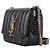 Saint Laurent Borsa Vicky Small in vernice trapuntata Multicolore - vista 2