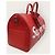 Louis Vuitton Borsa Keepall Epi con Logo Supreme Rosso - vista 3