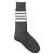 Thom Browne Leichte Baumwollsocken mit mittlerem Schaft Dunkelgrau Braun