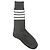 Thom Browne Leichte Baumwollsocken mit mittlerem Schaft Dunkelgrau Braun - Ansicht 8