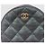 Chanel Serie di borse a tracolla Classic Round Caviar Black Purple Pearl Nero - vista 8