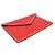 Valentino Clutch a Busta in Pelle Red Stamp Gold Rockstud Rosso - vista 3