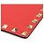 Valentino Clutch a Busta in Pelle Red Stamp Gold Rockstud Rosso - vista 6