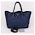 Prada Tote e Borsa a Spalla Vitello Blue Large - vista 12