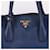 Prada Tote e Borsa a Spalla Vitello Blue Large - vista 2