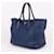 Prada Tote e Borsa a Spalla Vitello Blue Large - vista 3