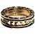 Bulgari Anello Lock Band in oro rosa