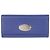 Mulberry Cartera larga de cuero azul