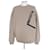 Hermès Herrenpullover mit Lederpatch Weiß  - Ansicht 1