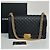 Chanel Borsa Boy Large Flap Bag Black Caviar Gold-Tone Shoulder Bag Nero - vista 2