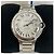 Cartier Ballon Bleu Automatic Uhr aus Stahl Weiß - Ansicht 2