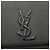Saint Laurent Clutch Belljour in pelle nera YSL Nero - vista 6
