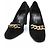 Valentino Wildleder-Pumps mit Kette Schwarz